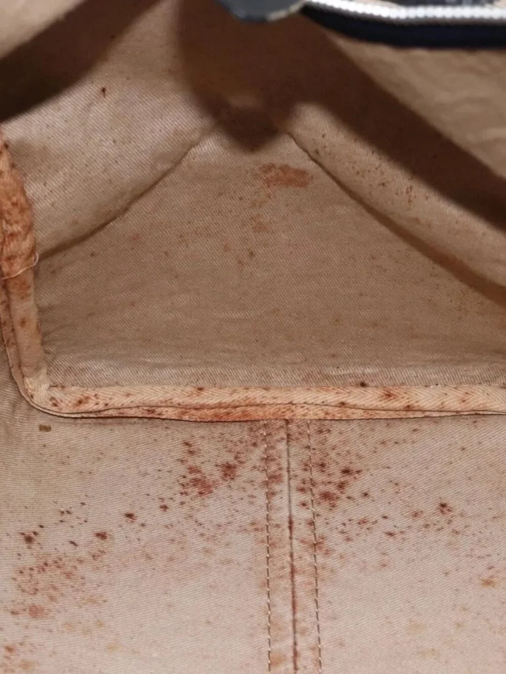 Christian Dior Trotter Canvas Boston Bag Navy Silver Auth ka2812 - Picture 12 of 16